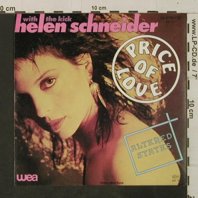 Schneider,Helen w.t.Kick: Price Of Love / Altered States, WEA(24-9700-7), D, 1983 - 7inch - T3546 - 3,00 Euro