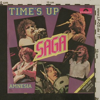 Saga: Time's Up / Amnesia, Polydor(2040 349), D, 1981 - 7inch - T3555 - 2,50 Euro