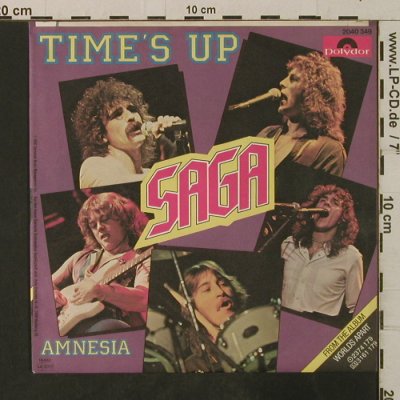 Saga: Time's Up / Amnesia, Polydor(2040 349), D, 1981 - 7inch - T3555 - 2,50 Euro