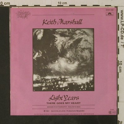 Marshall,Keith: Light Years / There Goes My Heart, Polydor(2040 358), D, 1982 - 7inch - T3556 - 2,00 Euro