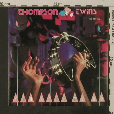 Thompson Twins: You Take Me Up/Passion Planet, Arista (106 411-100), D, 1984 Typ: 7" Best.-Nr.: T3611 Preis: 2,00 Euro