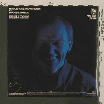 Diamond,Jim (formerly of Ph.D): I Should Have Known Better/Impossib, AM (AMS 9796), NL, 1984 Typ: 7" Best.-Nr.: T3637 Preis: 2,00 Euro