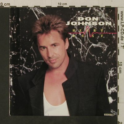 Johnson,Don: Heartbeat / Can't Take Your Memory, Epic(EPC 650064 7), NL, 1986 - 7inch - T3640 - 1,50 Euro