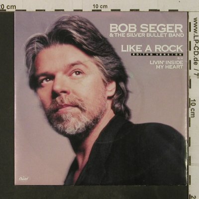 Seger,Bob: Like a Rock,edited vers., Capitol(20 1265 7), D, 1986 - 7inch - T3693 - 2,50 Euro