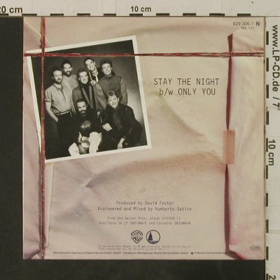 Chicago: Stay The Night / Only You, WB (929 306-7), D, 1984 Typ: 7" Best.-Nr.: T3702 Preis: 2,50 Euro