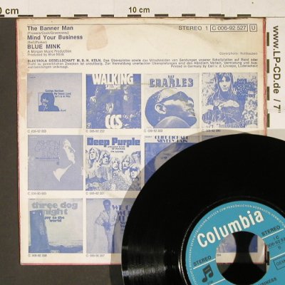 Blue Mink: The Banner Man, m-/VG-, woc, Columbia(C 006-92 527), D,  - 7inch - T37 - 3,00 Euro
