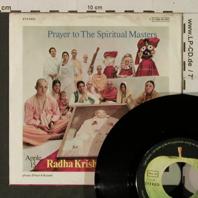 Radha Krishna Temple: Hare Krishna Mantra, vg+/vg+, Apple 15(C 066-90 587), D,  - 7inch - T3853 - 2,50 Euro