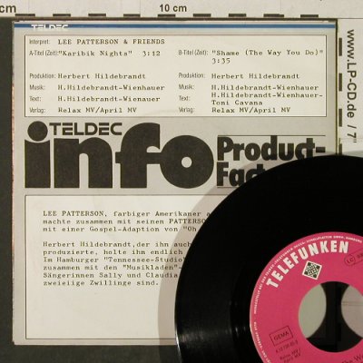 Patterson,Lee & Friends: Karibik Nights, Telefunken(6.12739 AC), D, 1980 - 7inch - T3939 - 3,00 Euro