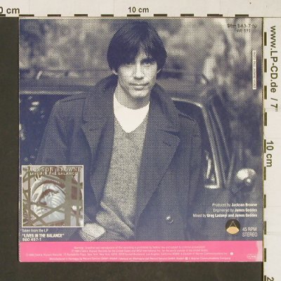 Browne,Jackson: In The Shape Of A Heart, Asylum (969543-7), D, 1986 Typ: 7" Best.-Nr.: T399 Preis: 2,50 Euro