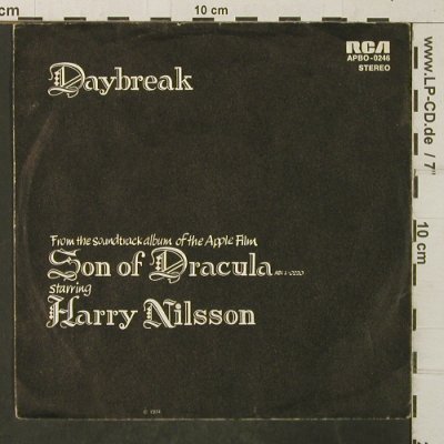 Nilsson,Harry & Ringo Starr: Daybreak, vg+/vg+, RCA(APBO-0246), D,  - 7inch - T4006 - 10,00 Euro
