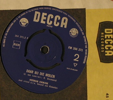 Emmink,Herman: Tulpen Uit Amsterdam, Decca(FM 264 271), NL,  - 7inch - T4029 - 4,00 Euro