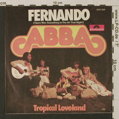 Abba: Fernando / Tropical Loveland, Polydor(2001 639), D, 1975 - 7inch - T4298 - 3,00 Euro