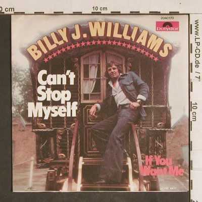 Williams,Billy J.: Can't Stop Myself, Polydor (2040 170), D, 1977 Typ: 7" Best.-Nr.: T4320 Preis: 2,50 Euro