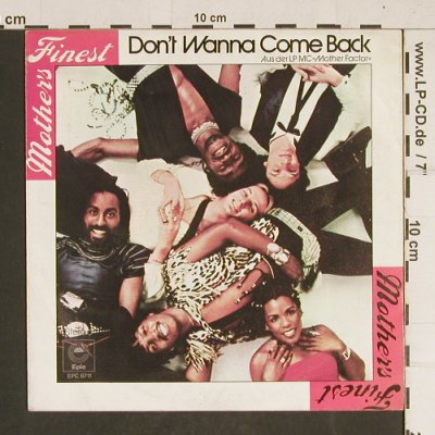 Mothers Finest: Don't Wanna Come Back, Epic(EPC 6711), D, 1978 - 7inch - T436 - 3,00 Euro