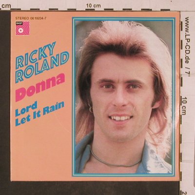 Roland,Ricky: Donna / Lord Let it Rain, BASF(06 19234-7), D, 1974 - 7inch - T4454 - 2,50 Euro