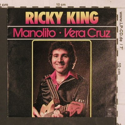 King,Ricky: Manolito / Vers Cruz, Epic (EPC 7270), D, 1979 Typ: 7" Best.-Nr.: T4537 Preis: 2,50 Euro