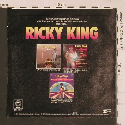 King,Ricky: Manolito / Vers Cruz, Epic (EPC 7270), D, 1979 Typ: 7" Best.-Nr.: T4537 Preis: 2,50 Euro