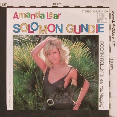 Lear,Amanda: Solomon Gundie, Ariola(102 223-100), D, 1980 - 7inch - T4544 - 3,00 Euro