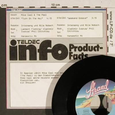 Mike Cool & The Pool: Turn on the Key, Strand(6.12911 AC), D, 1980 - 7inch - T457 - 2,50 Euro