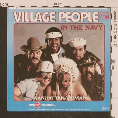 Village People: In The Navy / Manhattan Woman, Metron.(0030.168), D, 1979 - 7inch - T4599 - 3,00 Euro