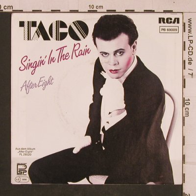 Taco: Singin' in the Rain, m-/vg+, RCA (PB 69009), D, 1982 Typ: 7" Best.-Nr.: T4607 Preis: 2,50 Euro