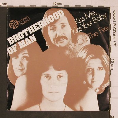 Brotherhood of Man: Kiss Me, Kiss your Baby, PYE (16 089 AT), D, 1975 Typ: 7" Best.-Nr.: T4660 Preis: 3,00 Euro