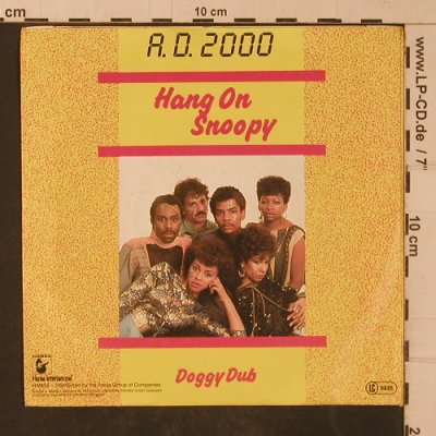 A.D.2000: Hang On Snoopy / Doggy Dub, Hansa(106 010-100), D, 1983 - 7inch - T4769 - 2,50 Euro