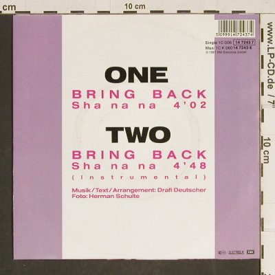 Mixed Emotions: Bring Back / Inst., Electrola(14 7243 7), D, 1987 - 7inch - T484 - 2,00 Euro
