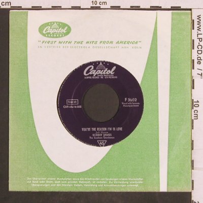 James,Sonny: You're the Reason I'm in Love, FLC, Capitol (F 3602), D, vg+/m- Typ: 7" Best.-Nr.: T4873 Preis: 3,00 Euro