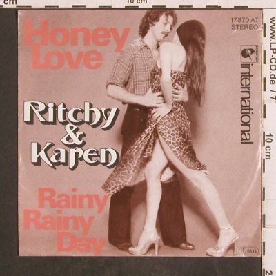 Ritchy & Karen: Honey Love, vg+/m-, Hansa(17 870 AT), D, 1977 - 7inch - T4885 - 2,50 Euro