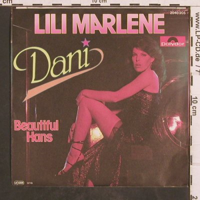Dani: Lili Marlene, Polydor (2040 205), D, 1978 Typ: 7" Best.-Nr.: T4886 Preis: 2,50 Euro