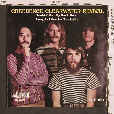 CCR: Lookin' Out My Back Door, Bellaphon (BF 18016), D Typ: 7" Best.-Nr.: T4958 Preis: 5,00 Euro