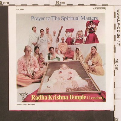 Radha Krishna Temple: Hare Krishna Mantra, Apple 15(C 066-90 587), D,  - 7inch - T4968 - 4,00 Euro