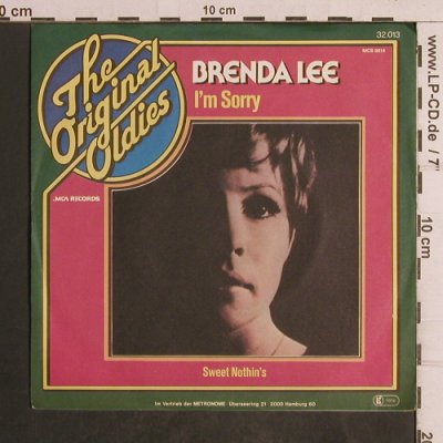 Lee,Brenda: I'm Sorry / Sweet Nothing, Ri, MCA(32.013), D,  - 7inch - T5047 - 2,50 Euro