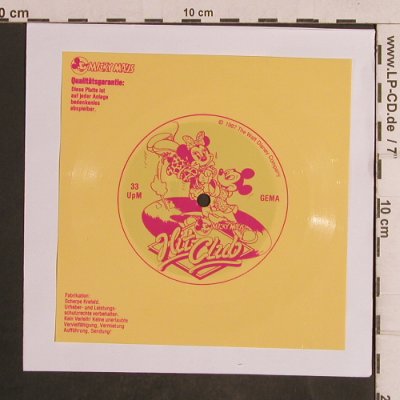 V.A.Hit Club - Micky Maus: one sided , 33rpm, Disney(), D, 1987 - Flexi - T5075 - 2,50 Euro