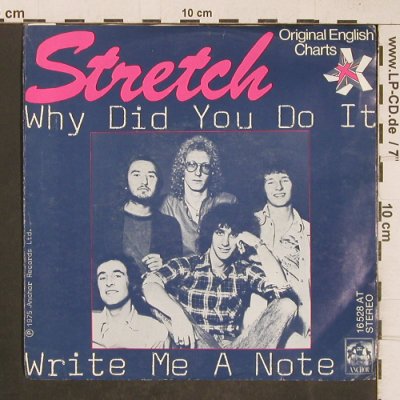 Stretch: Why did you do it, Anchor(16 528 AT), D, 1975 - 7inch - T5119 - 4,00 Euro