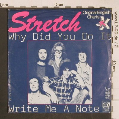 Stretch: Why did you do it, Anchor(16 528 AT), D, 1975 - 7inch - T5119 - 4,00 Euro