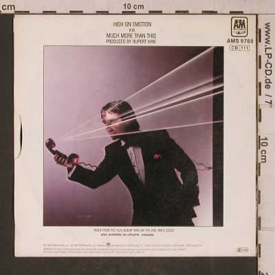 De Burgh,Chris: High On Emotion/Much more than this, AM (AMS 9768), NL, 1984 Typ: 7" Best.-Nr.: T5232 Preis: 3,00 Euro