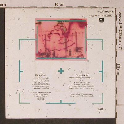 Duran Duran: The Wild Boys/Cracks In The Pavemen, Parlophone (black)(20 0381 7), D, 1984 - 7inch - T5234 - 3,00 Euro
