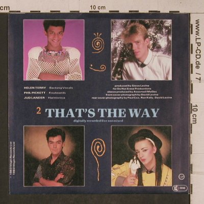 Culture Club: Kharma Chameleon/That's The Way, Virgin (105 750-100), D, 1983 Typ: 7" Best.-Nr.: T5236 Preis: 3,00 Euro