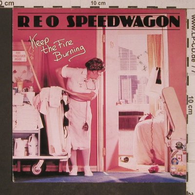 Reo Speedwagon: Keep The Fire Burning/I'll Follow Y, Epic(EPCA-2495), NL, 1982 - 7inch - T5251 - 2,50 Euro