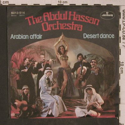 Abdul Hassan Orchestra + Yonina: Arabian Affair / Desert Dance, Mercury(6013 514), D, 1978 - 7inch - T5259 - 3,00 Euro