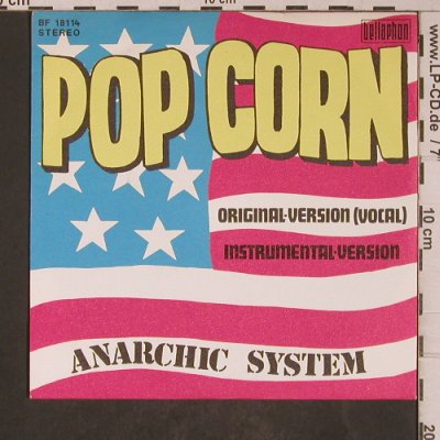 Anarchic System: POP CORN, Bellaphon(BF 18114), D, 1977 - 7inch - T5306 - 3,00 Euro