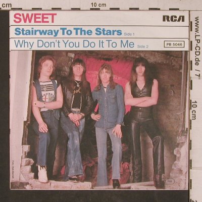 Sweet: Stairway To The Stars, RCA (PB 5046), D, 1977 Typ: 7" Best.-Nr.: T5327 Preis: 4,00 Euro