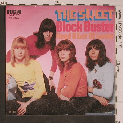 Sweet: Block Buster, RCA(74-16235), D, 1972 - 7inch - T5338 - 3,00 Euro