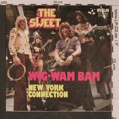 Sweet: Wig-Wam Bam, vg+/m-, RCA (74-16 209), D, 1972 Typ: 7" Best.-Nr.: T5339 Preis: 2,50 Euro