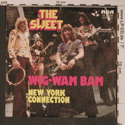 Sweet: Wig-Wam Bam, vg+/m-, RCA (74-16 209), D, 1972 Typ: 7" Best.-Nr.: T5339 Preis: 2,50 Euro