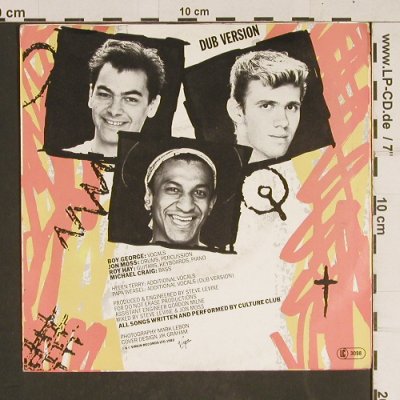 Culture Club: Do You Really Want To Heart Me*2, Virgin (104 708-100), D, 1982 Typ: 7" Best.-Nr.: T536 Preis: 2,50 Euro