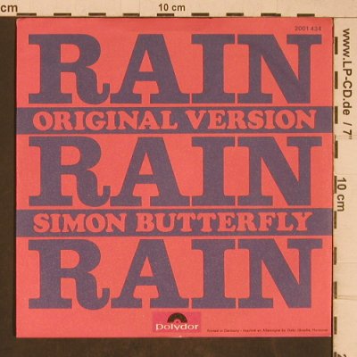 Butterfly,Simon: Rain Rain Rain, Polydor(2001 434), D, 1973 - 7inch - T5371 - 3,00 Euro