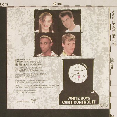 Culture Club: Time / White Boys Can't Control It, Virgin (104 936-100), D, 1982 Typ: 7" Best.-Nr.: T542 Preis: 2,00 Euro
